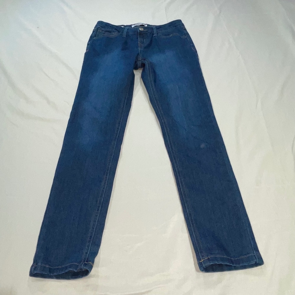 Vigoss Jagger Skinny Jeans Kids Size 12 Medium Wash Denim Adjustable Waist